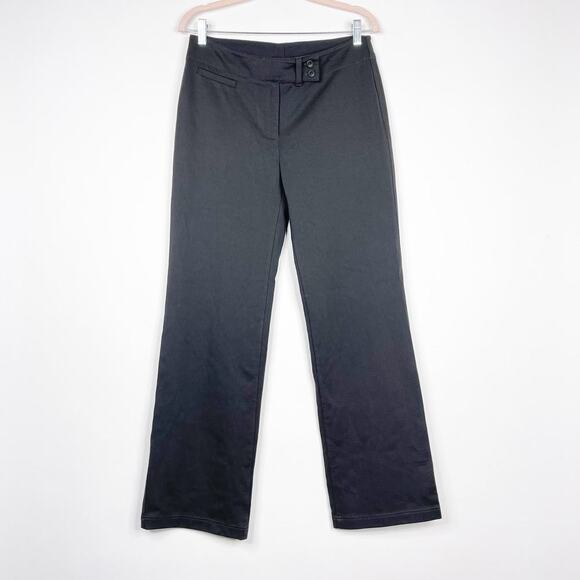 2/$30 Eileen Fisher Straight Slack Pants Trouser 3 Gray Double Button Full #6573 - Picture 1 of 14